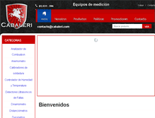 Tablet Screenshot of cabaleri.com